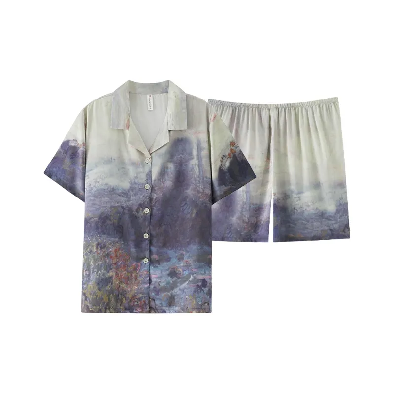 XIAFENYAN Pajama Set Unisex Image Color-7