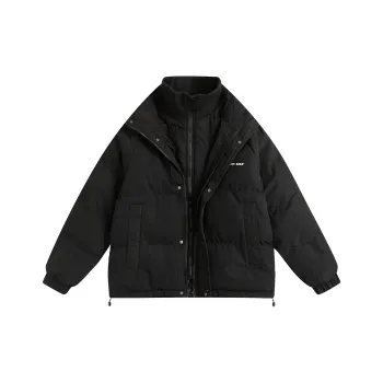SWAMP AREA Puffer Jacket Unisex Flare Night Black