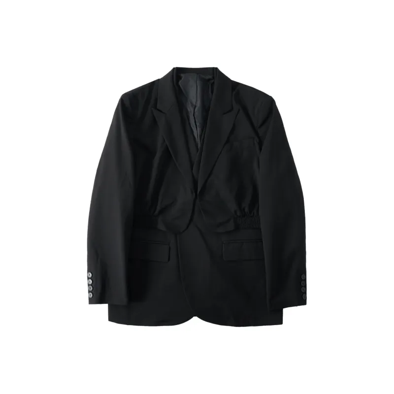 Pin Li Business Suit Men's Black-0