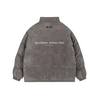 Atry Suede Vintage Casual Puffer Jacket Unisex