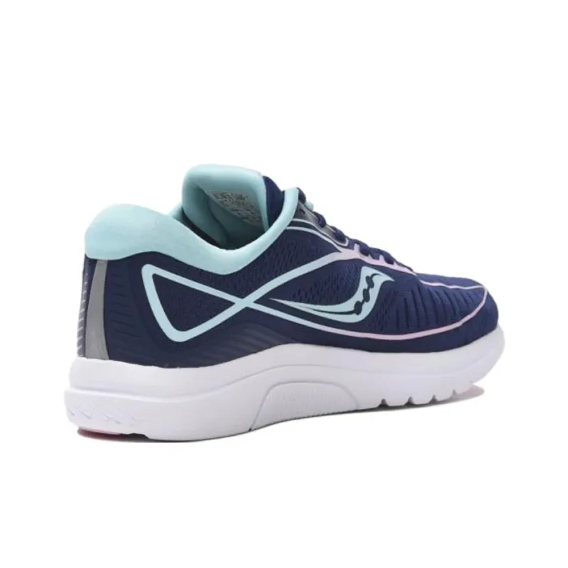 Saucony Kinvara 10 Anti Slip Wear Resistant Low Top Running Shoes Women's Blue-2