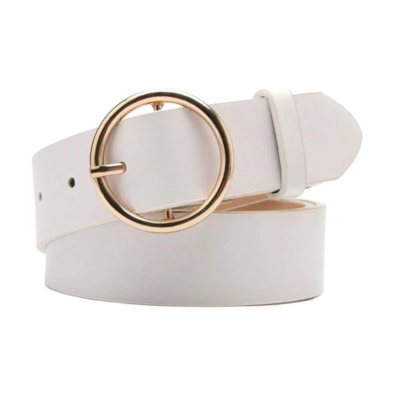 JEANSWEST PU Leather Belts Women's 3.3CM-2