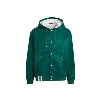 Adidas Neo Velvet feel Coat Unisex Forest Green