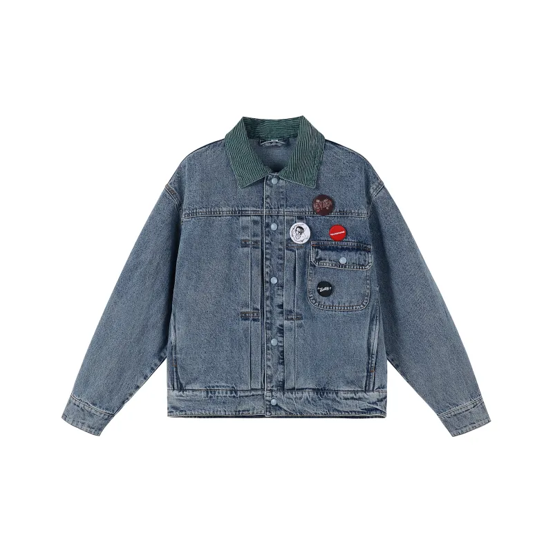 *EVAE+MOB Dreadlocks Series Denim Jacket Unisex-0