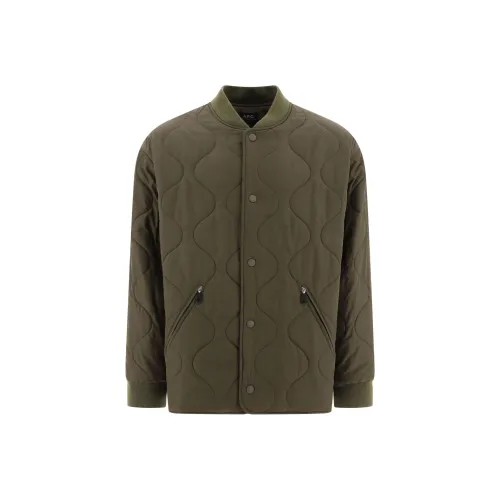A.P.C Florent Quilted Bomber Jacket