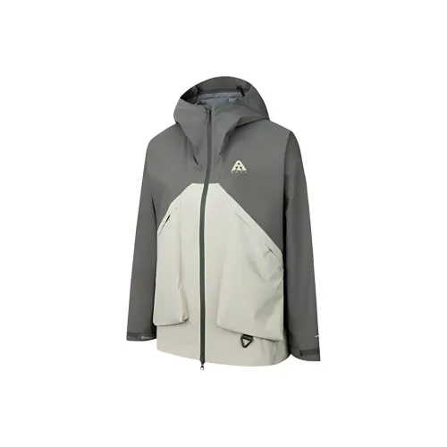 Anta Variety Training Collection Windbreaker Jacket Unisex Deep Green/Nude Khaki