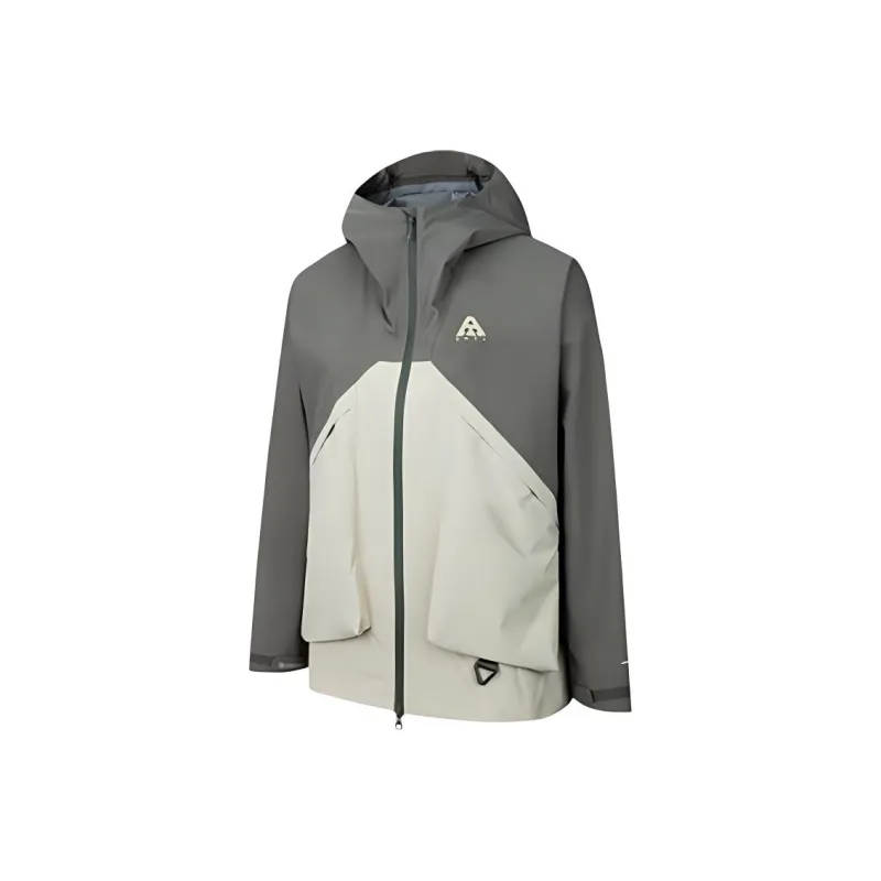 Anta Variety Training Collection Windbreaker Jacket Unisex Deep Green/Nude Khaki-0