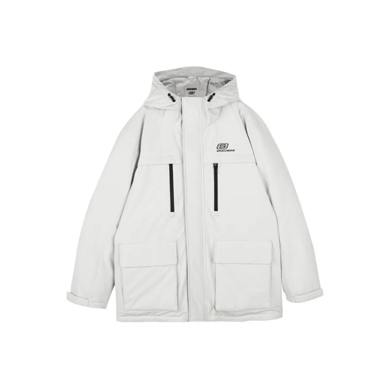 Skechers Sports Life Collection Down Jackets Men Moonball Gray-0