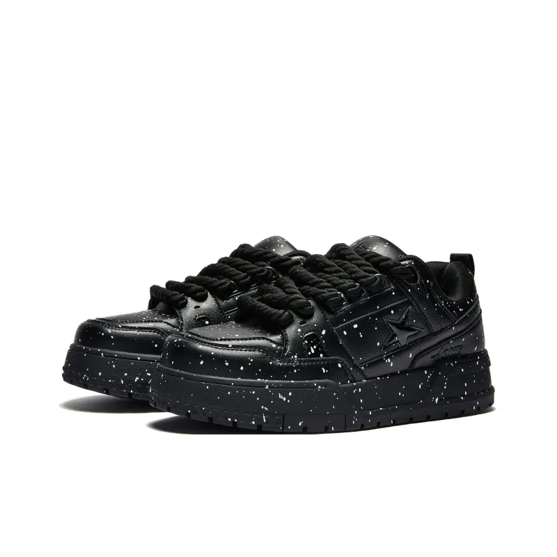A1 Coverage Slip Resistant And Abrasion Resistant Low Top Skateboard Shoes Unisex-38