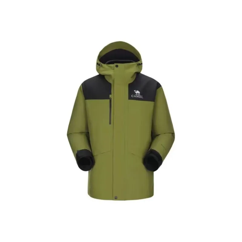 CAMEL Waterproof And Windproof To Keep Warm Windbreaker Jacket Unisex-3