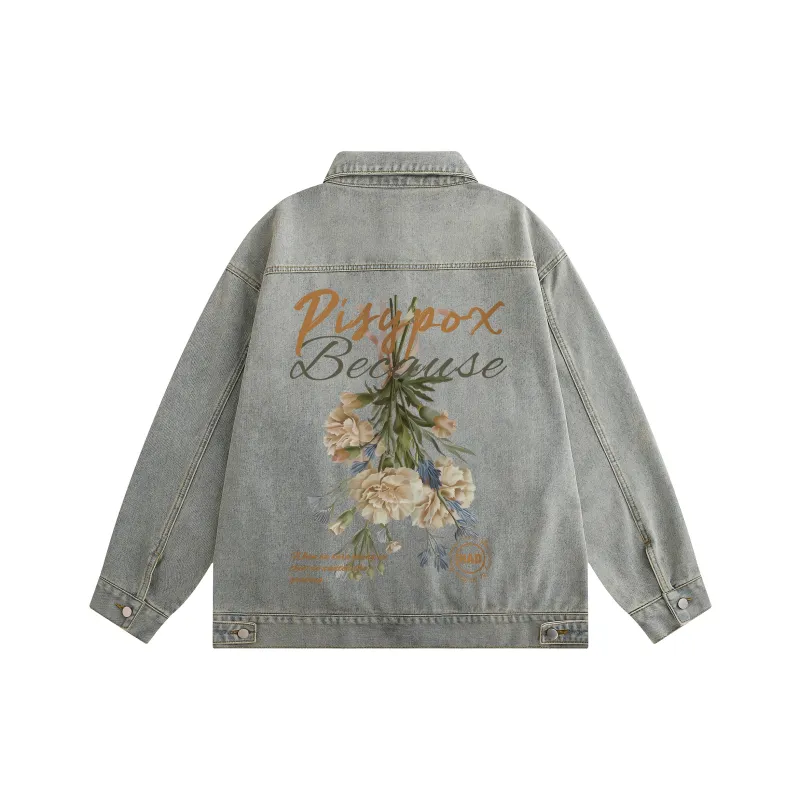 PISYPOX Denim Jackets Unisex-0