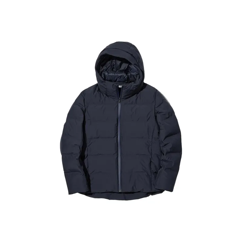 UNIQLO Down Jacket Men's Navy Blue-0