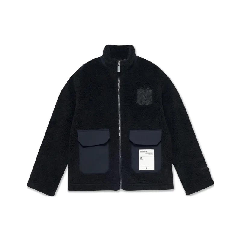Mitchell & Ness Puffer Jacket Unisex Black-0