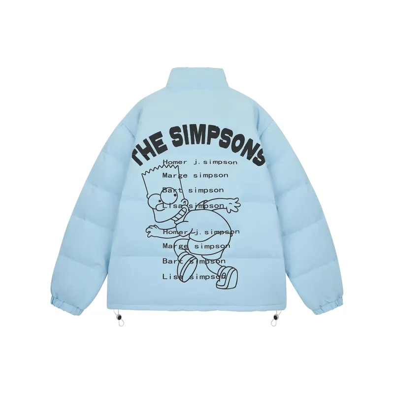 The Simpsons Down Jacket Coat Unisex-11