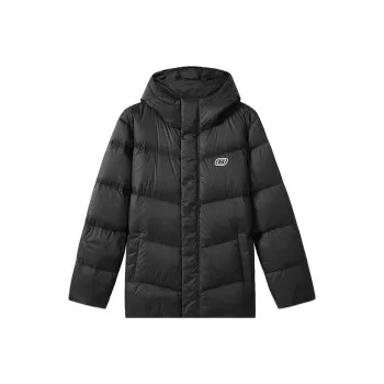 Skechers Colorful Down Jacket Unisex Carbon Black