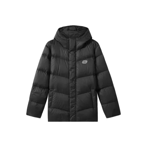 Skechers Colorful Down Jacket Unisex Carbon Black