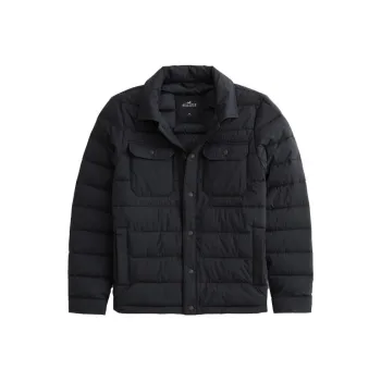 Hollister Jackets Men Black