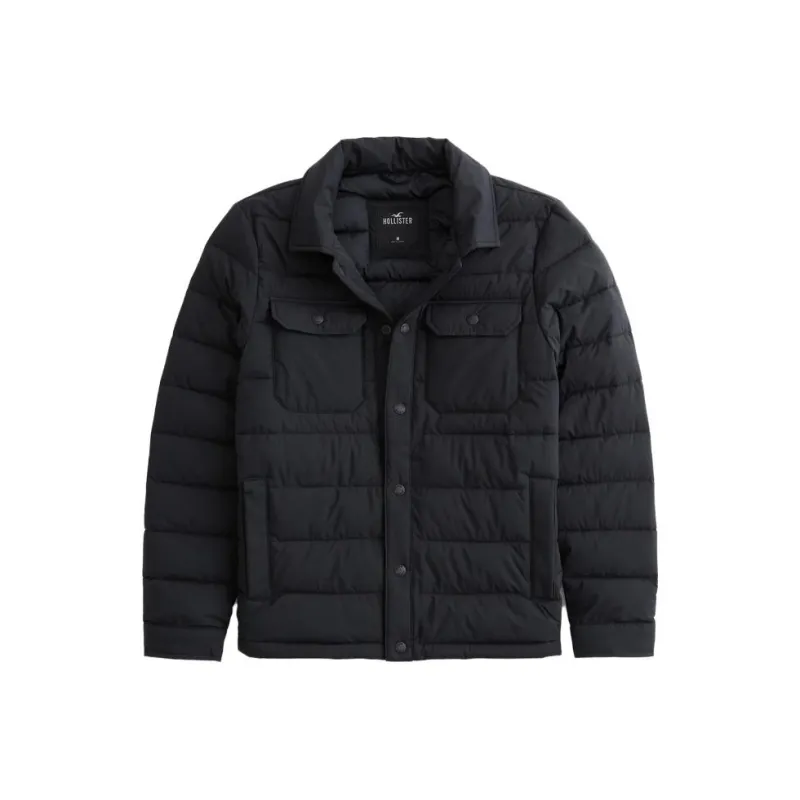 Hollister Jackets Men Black-0