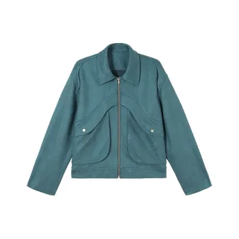 YAOJIUJIUQI Jackets Men Blue