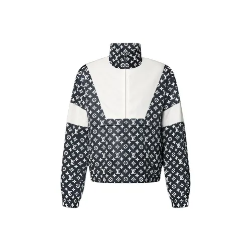 LOUIS VUITTON Monogram Printed Technical Track Top