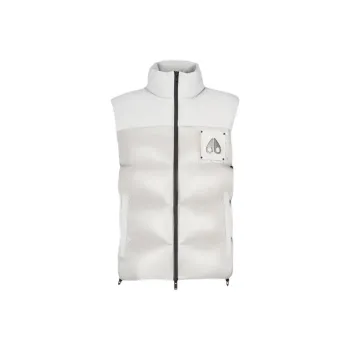 Moose Knuckles FW24 Vest Men's Gray White