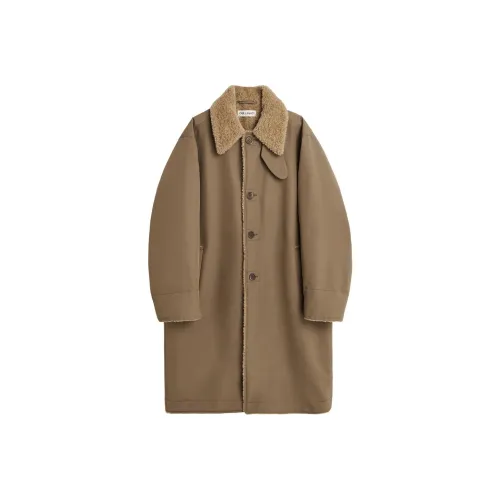 OUR LEGACY Polar Coat Murkey Clay Compact Tech Coats Men's Dark Brown