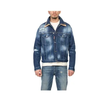 DSQUARED 2 Denim Jacket Men's Blue