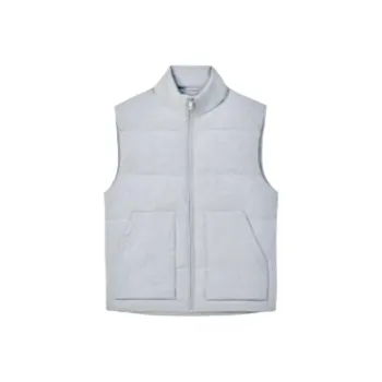 ZIOZIA Vests Men Light Gray