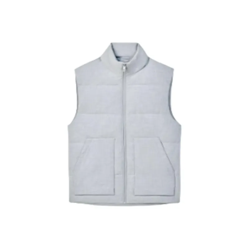 ZIOZIA Vests Men Light Gray-0