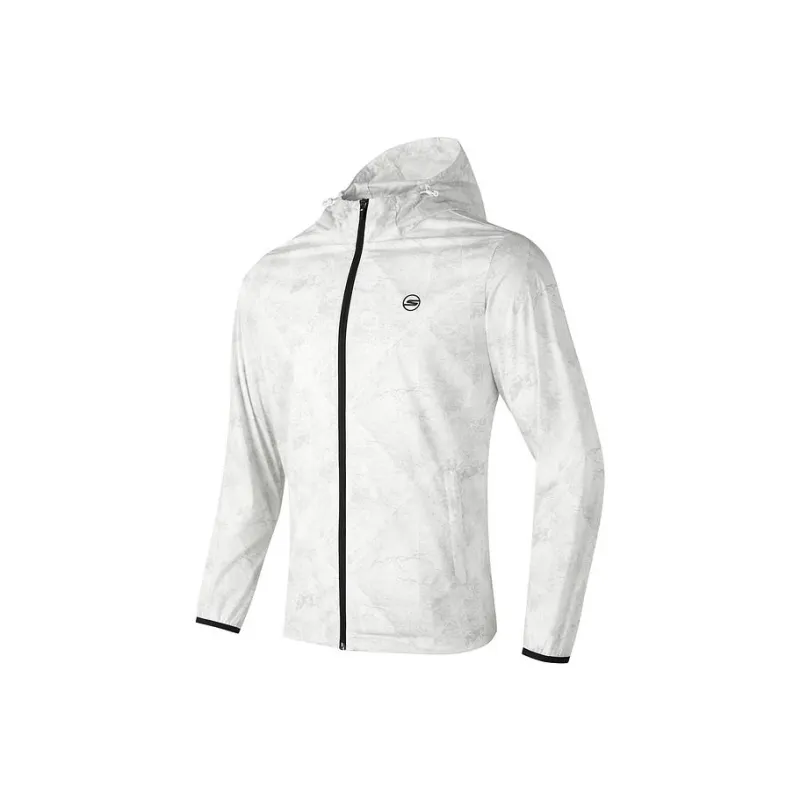 Skechers Water-Resistant Sun Protection Clothing Men's Gray White Textured-0
