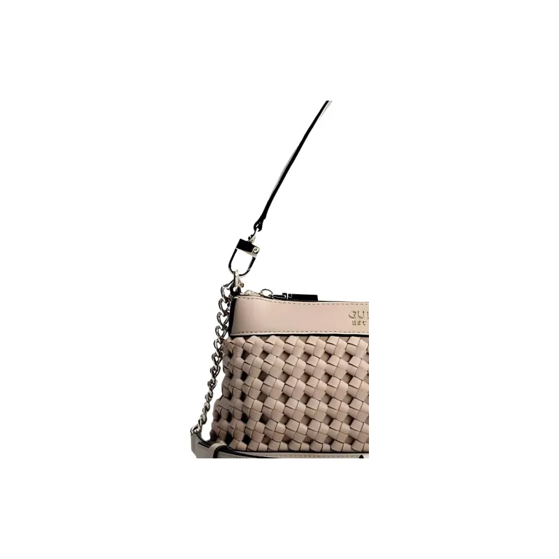 GUESS Polyurethane Crossbody Bag Shoulder Bag Women's Beige-2