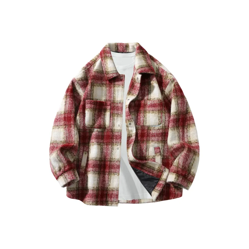 TITH Jackets Coats Unisex Burgundy-0