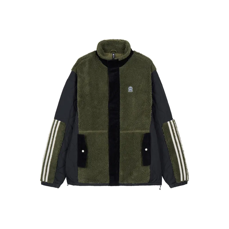 Adidas Neo Velvet Jackets Men Green-0