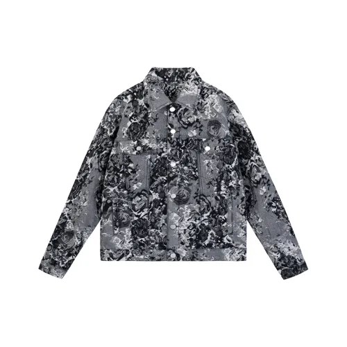 CIZA Denim badminton jacket Unisex Black White