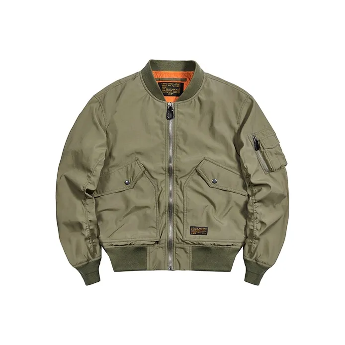 VIP Pilot Jacket Loose Fit Baseball Jacket Men's-13