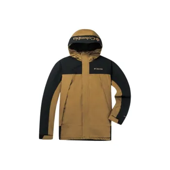 Columbia Omni Heat Skiing And Paragliding Waterproof And Warm Windbreaker Jacket Men's Brown