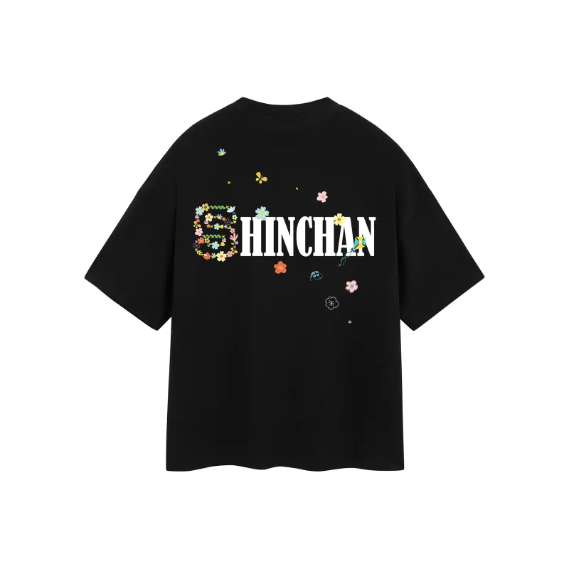 Crayon Shinchan Short Sleeved T Shirts Unisex-1