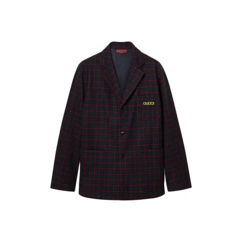 GUCCI Business Suits Coats Men's Red
