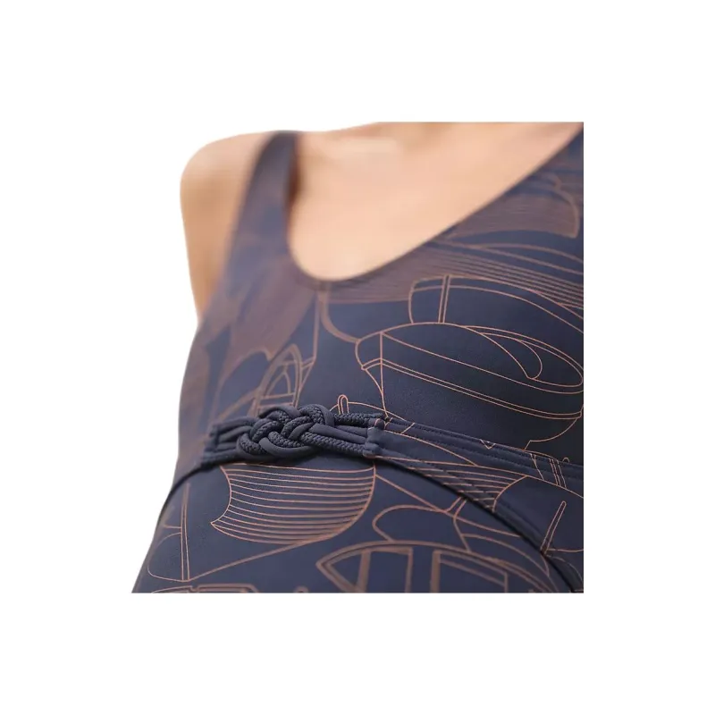 HERMES One piece Swimsuit Women's Blue-2