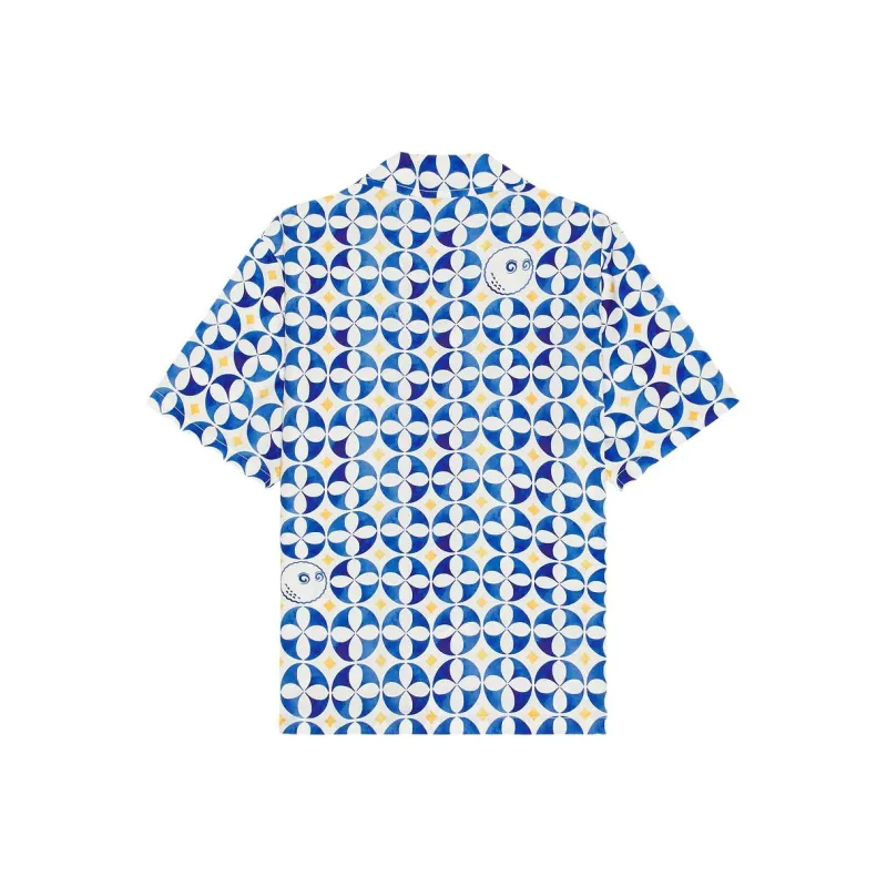 MALBON GOLF Shirts Men Blue-1