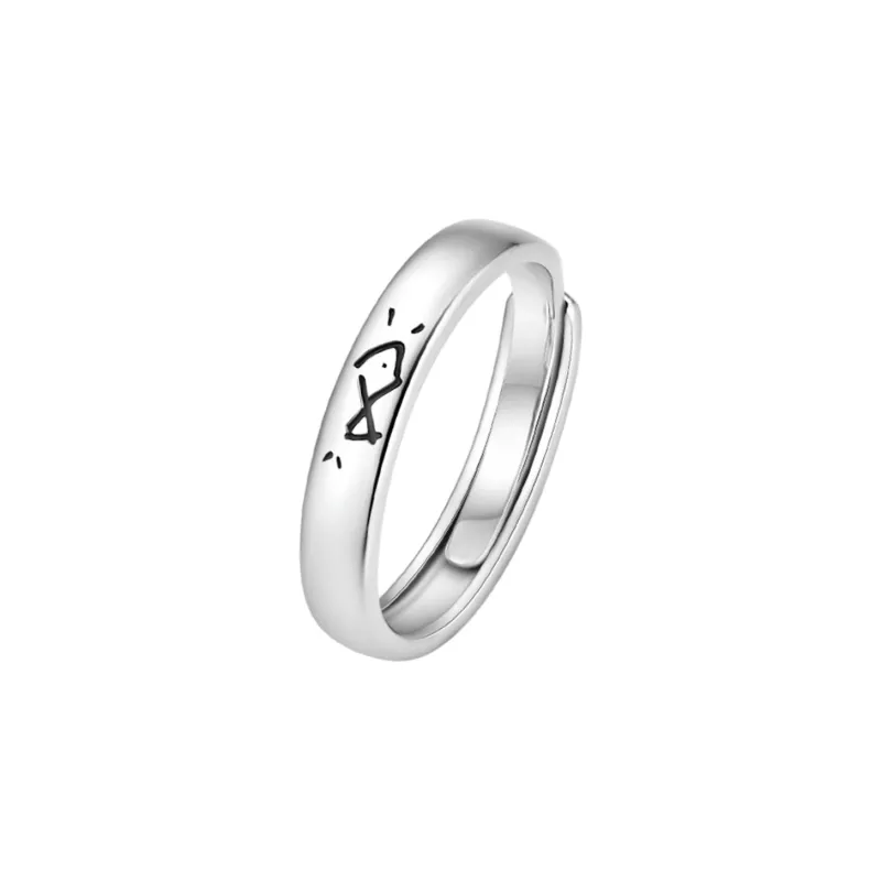 MAGICPOLE Sterling Silver Rings Unisex Silver-0