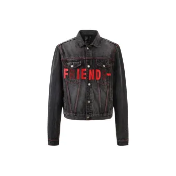 Juice Wrld Denim Jacket Unisex Black