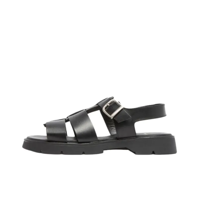 KLEMAN CLEON MANUFACTURE BALLAST VGT Roman Sandals 3cm Women's Black-0