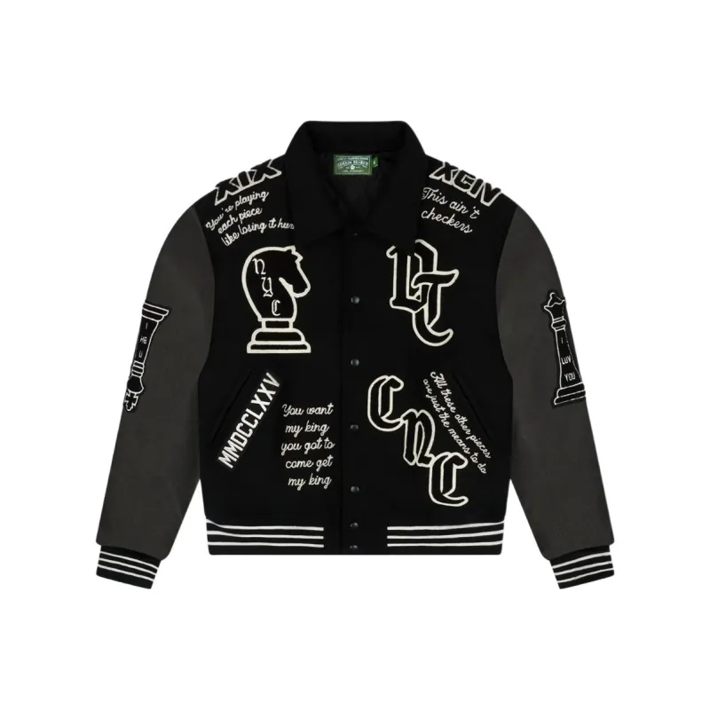 Denim Tears Grandmaster Varsity Jacket-0
