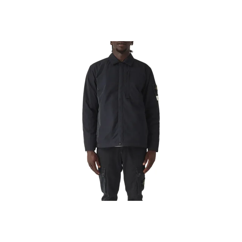 STONE ISLAND Long-Sleeved Twill Jacket-0
