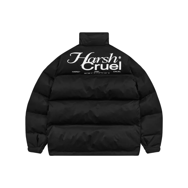 HARSH AND CRUEL Puffer Jackets Unisex-0