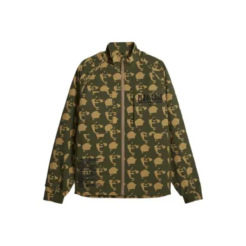 Pleasures X PUMA X PLEASURES Co brand Jackets Men Green