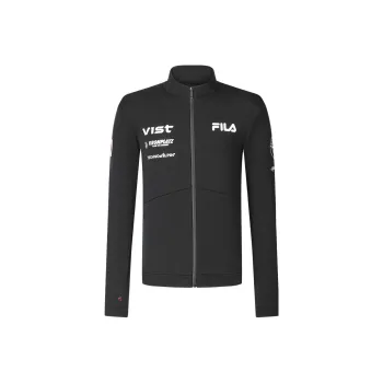 FILA Knitted Fabric Jacket Men's Pitch Black