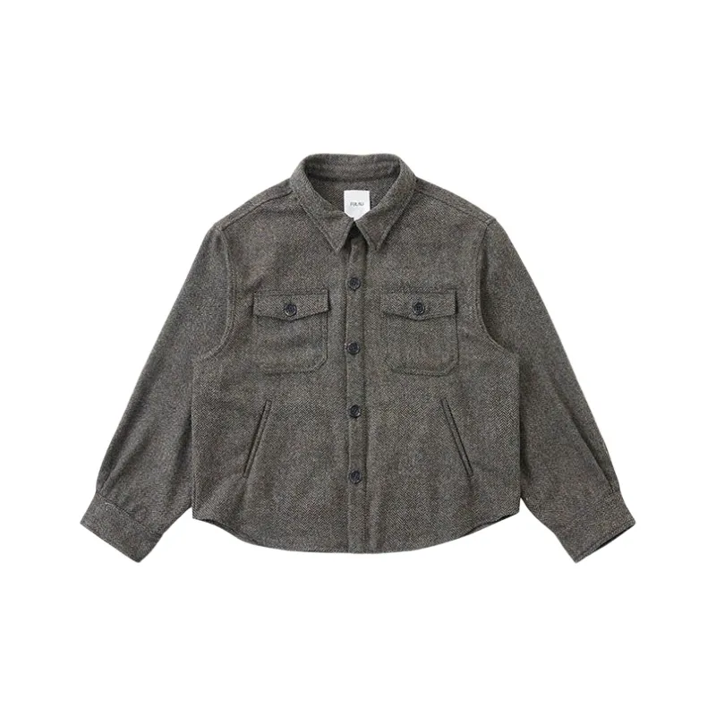 Profound Velvet feel Coat Unisex Taupe-0