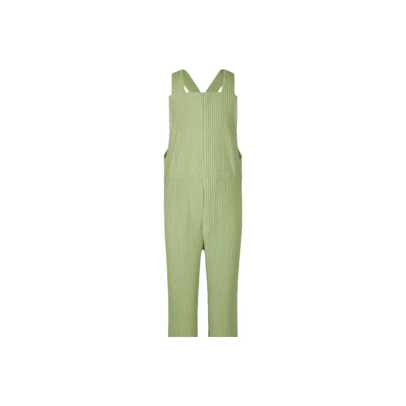 Homme Plissé Issey Miyake Overalls Men's Green-4